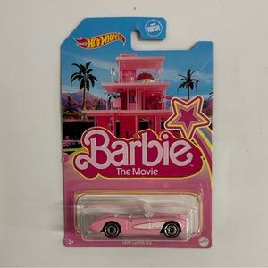 Hot Wheels Barbie The Movie Pink Corvette